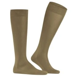 Falke Tiago Knee High Socks - Brass Green -Bown Of London shop falke tiago knee high socks brass green 32335041