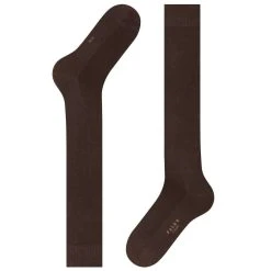 Falke Tiago Knee High Socks - Brown -Bown Of London shop falke tiago knee high socks brown 32335050
