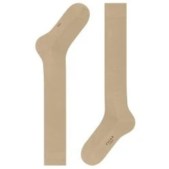 Falke Tiago Knee High Socks - Dune Beige -Bown Of London shop falke tiago knee high socks dune beige 32335109