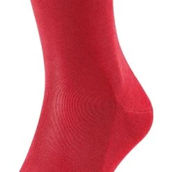 Falke Tiago Knee High Socks - Scarlet Red -Bown Of London shop falke tiago knee high socks scarlet red 32335270