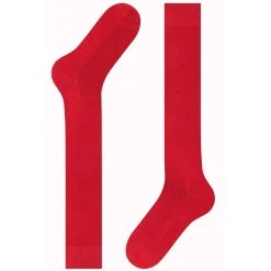 Falke Tiago Knee High Socks - Scarlet Red -Bown Of London shop falke tiago knee high socks scarlet red 32335272