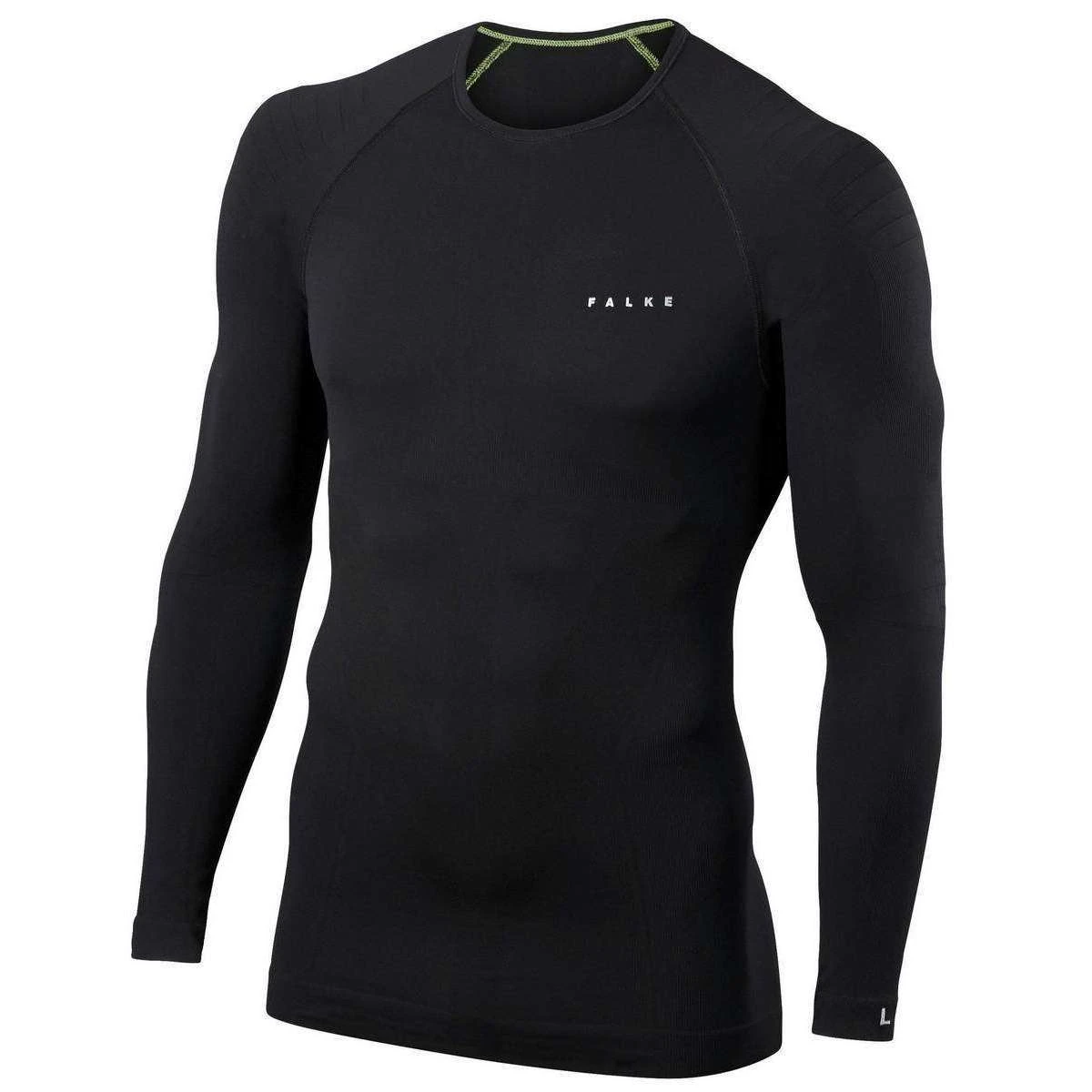Falke Tight Fit Long Sleeve Shirt - Black 3 Falke Tight Fit Long Sleeve Shirt - Black
