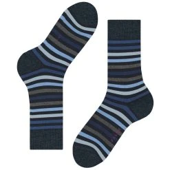 Falke Tinted Stripe Socks - Dark Navy 6 Falke Tinted Stripe Socks - Dark Navy -Bown Of London shop falke tinted stripe socks dark navy 32349291