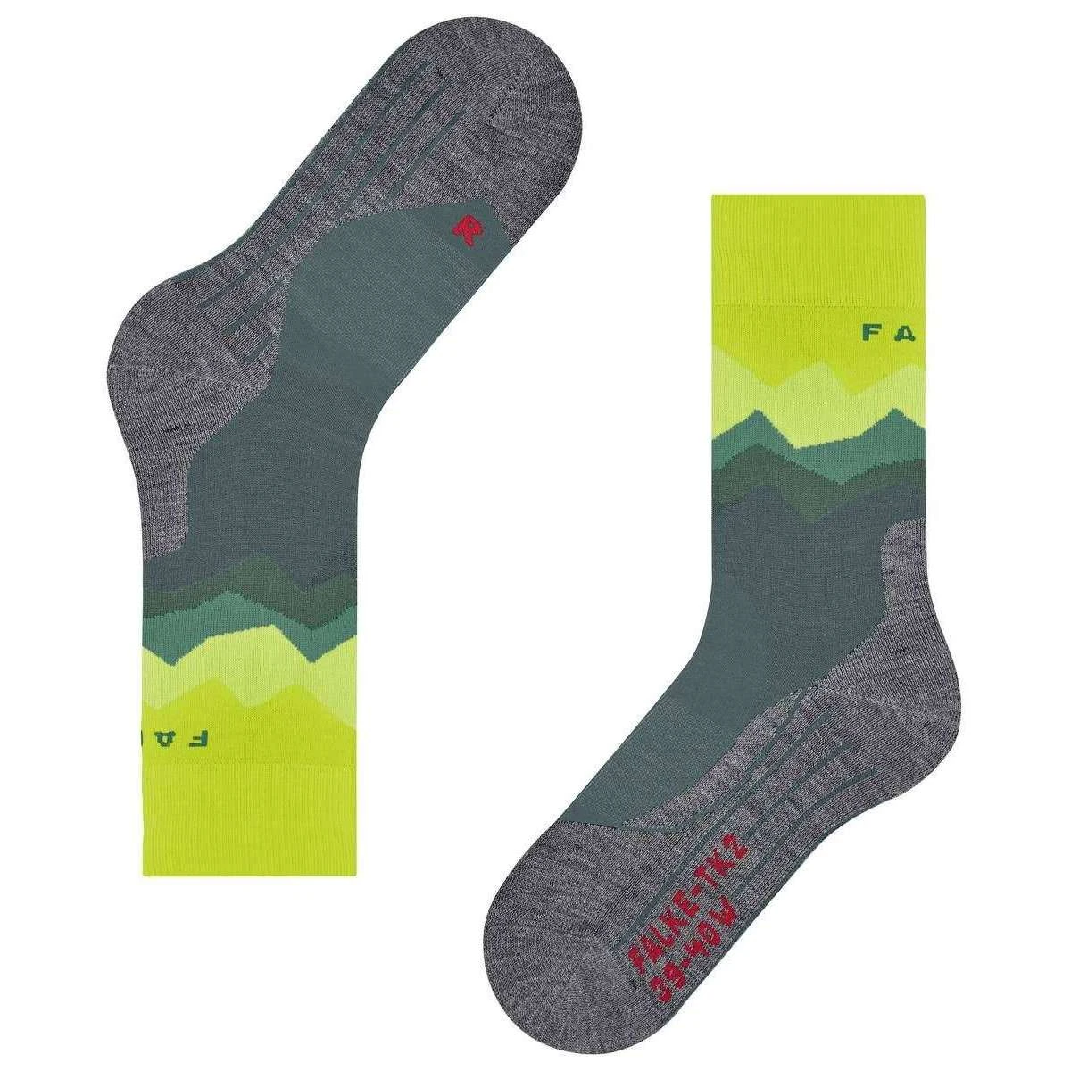Falke TK2 Explore Crest Socks - Steel Grey 8 Falke TK2 Explore Crest Socks - Steel Grey - Image 6