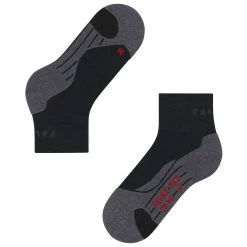 Falke TK2 Explore Short Socks - Black Mix -Bown Of London shop falke tk2 explore short socks black mix 32205446