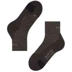 Falke TK2 Explore Wool Short Socks - Smog Grey -Bown Of London shop falke tk2 explore wool short socks smog grey 32205765