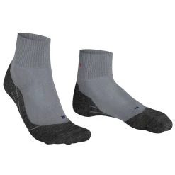 Falke TK5 Wander Cool Short Socks - Hematite Grey -Bown Of London shop falke tk5 wander cool short socks hematite grey 32205895
