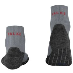 Falke TK5 Wander Cool Short Socks - Hematite Grey -Bown Of London shop falke tk5 wander cool short socks hematite grey 32205897
