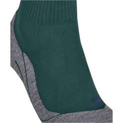 Falke TK5 Wander Cool Short Socks - Holly Green -Bown Of London shop falke tk5 wander cool short socks holly green 32205920