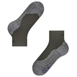 Falke TK5 Wander Cool Short Socks - Khaki Green -Bown Of London shop falke tk5 wander cool short socks khaki green 32205936