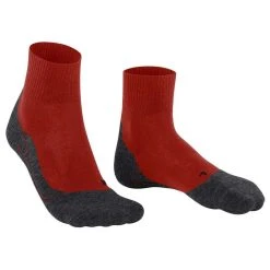 Falke TK5 Wander Wool Short Socks - Tangerine Orange -Bown Of London shop falke tk5 wander wool short socks tangerine orange 32206160
