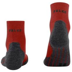 Falke TK5 Wander Wool Short Socks - Tangerine Orange -Bown Of London shop falke tk5 wander wool short socks tangerine orange 32206162