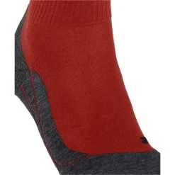 Falke TK5 Wander Wool Short Socks - Tangerine Orange -Bown Of London shop falke tk5 wander wool short socks tangerine orange 32206164