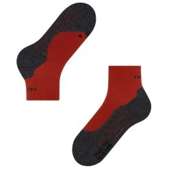 Falke TK5 Wander Wool Short Socks - Tangerine Orange -Bown Of London shop falke tk5 wander wool short socks tangerine orange 32206168