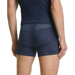 Falke Wool Tech Light Boxer Brief - Space Blue -Bown Of London shop falke wool tech light boxer brief space blue 32206264