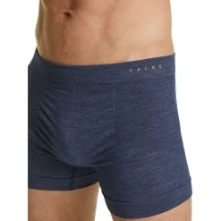 Falke Wool Tech Light Boxer Brief - Space Blue -Bown Of London shop falke wool tech light boxer brief space blue 32206265