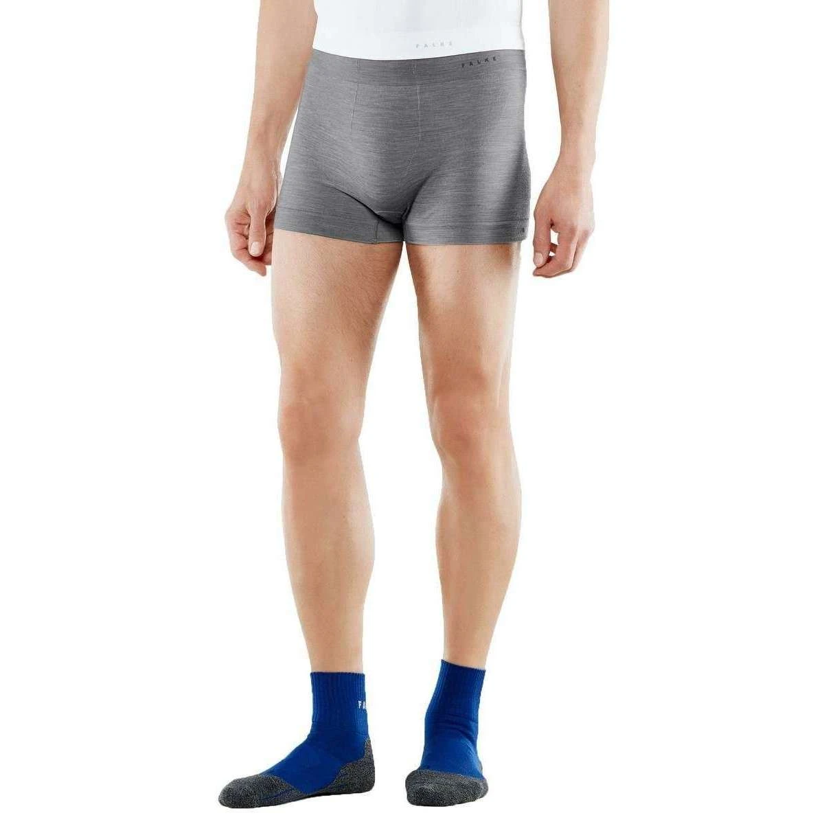 Falke Wool Tech Light Boxers - Grey Heather 4 Falke Wool Tech Light Boxers - Grey Heather - Image 2