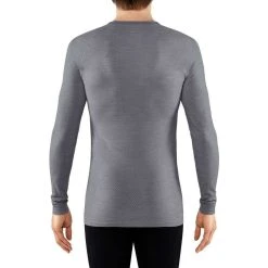 Falke Wool-Tech Light Regular Fit Long Sleeve Shirt - Heather Grey 7 Falke Wool-Tech Light Regular Fit Long Sleeve Shirt - Heather Grey -Bown Of London shop falke wool tech light regular fit long sleeve shirt heather grey 31026511