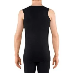 Falke Wool-Tech Light Regular Fit Singlet Shirt - Black -Bown Of London shop falke wool tech light regular fit singlet shirt black 31026523