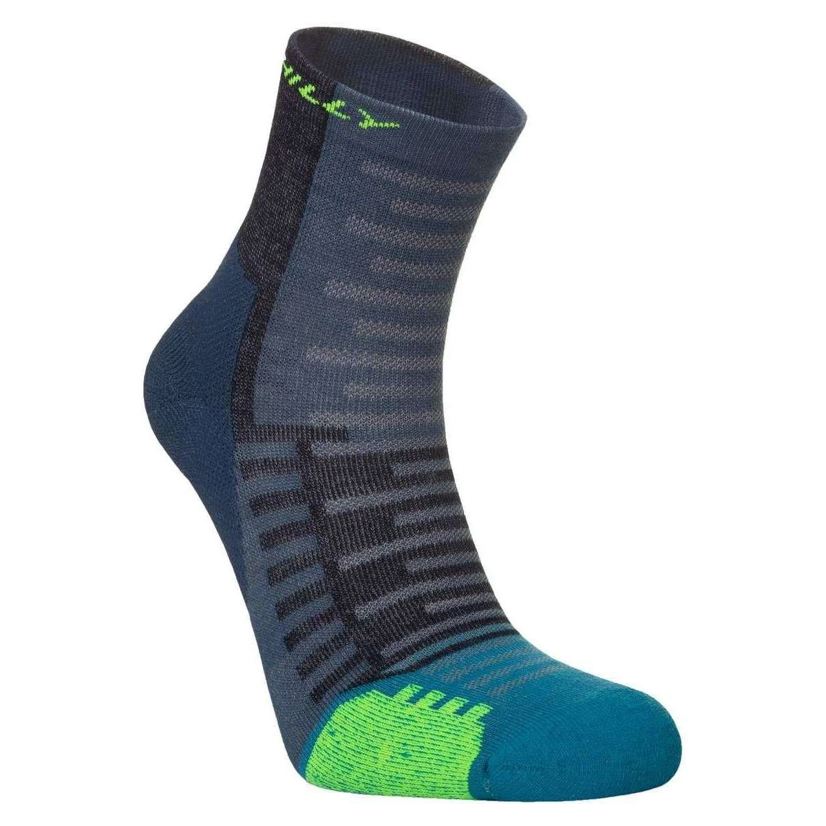 Hilly Active Anklet Min Socks - Denim/Teal 3 Hilly Active Anklet Min Socks - Denim/Teal