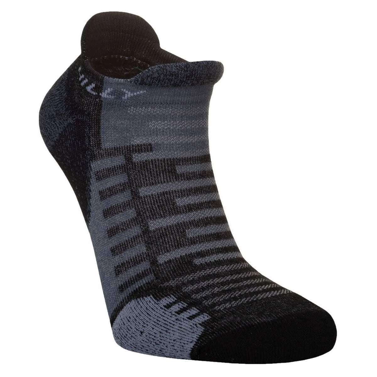 Hilly Active Socklet Min Socks - Black/Grey 3 Hilly Active Socklet Min Socks - Black/Grey