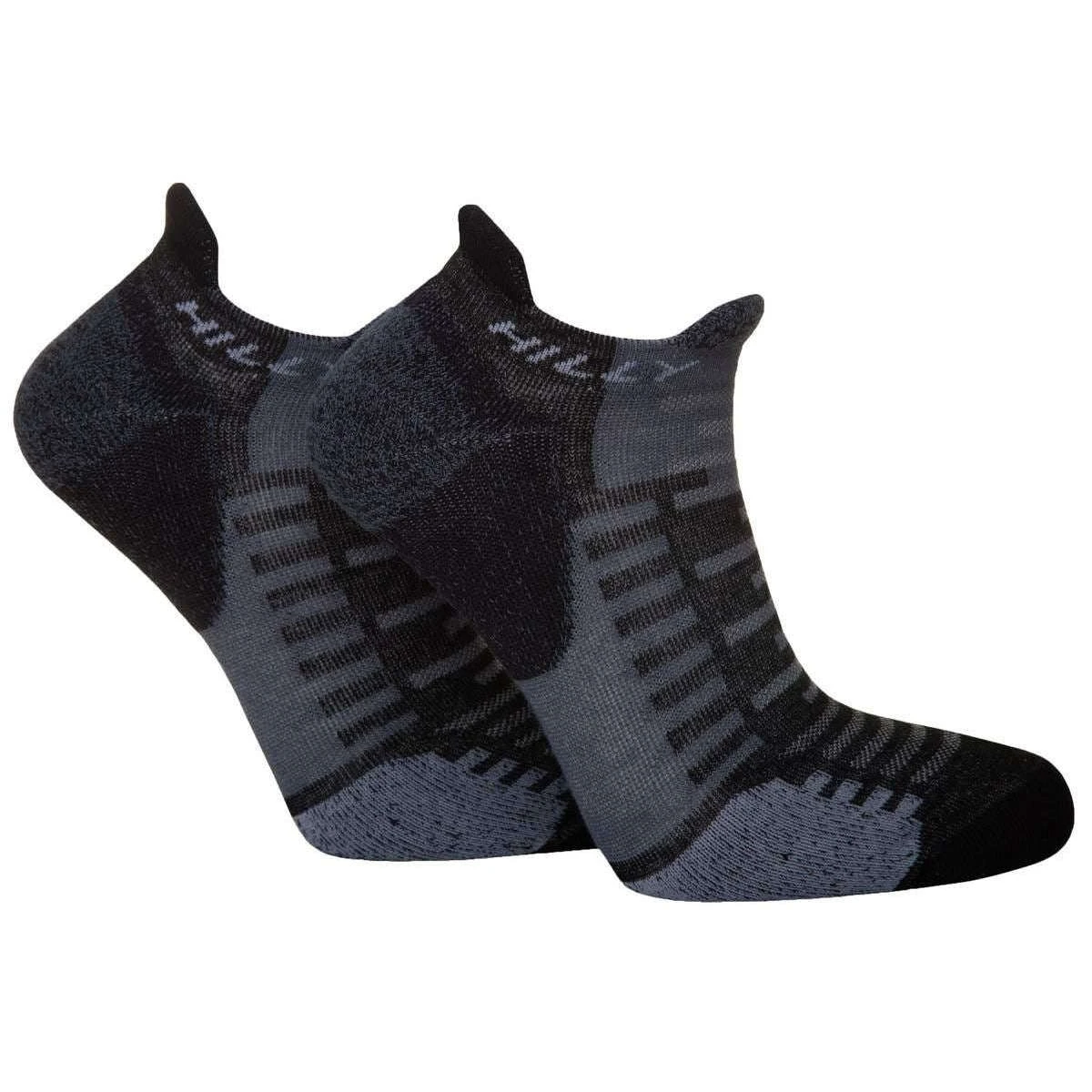Hilly Active Socklet Min Socks - Black/Grey 6 Hilly Active Socklet Min Socks - Black/Grey - Image 4