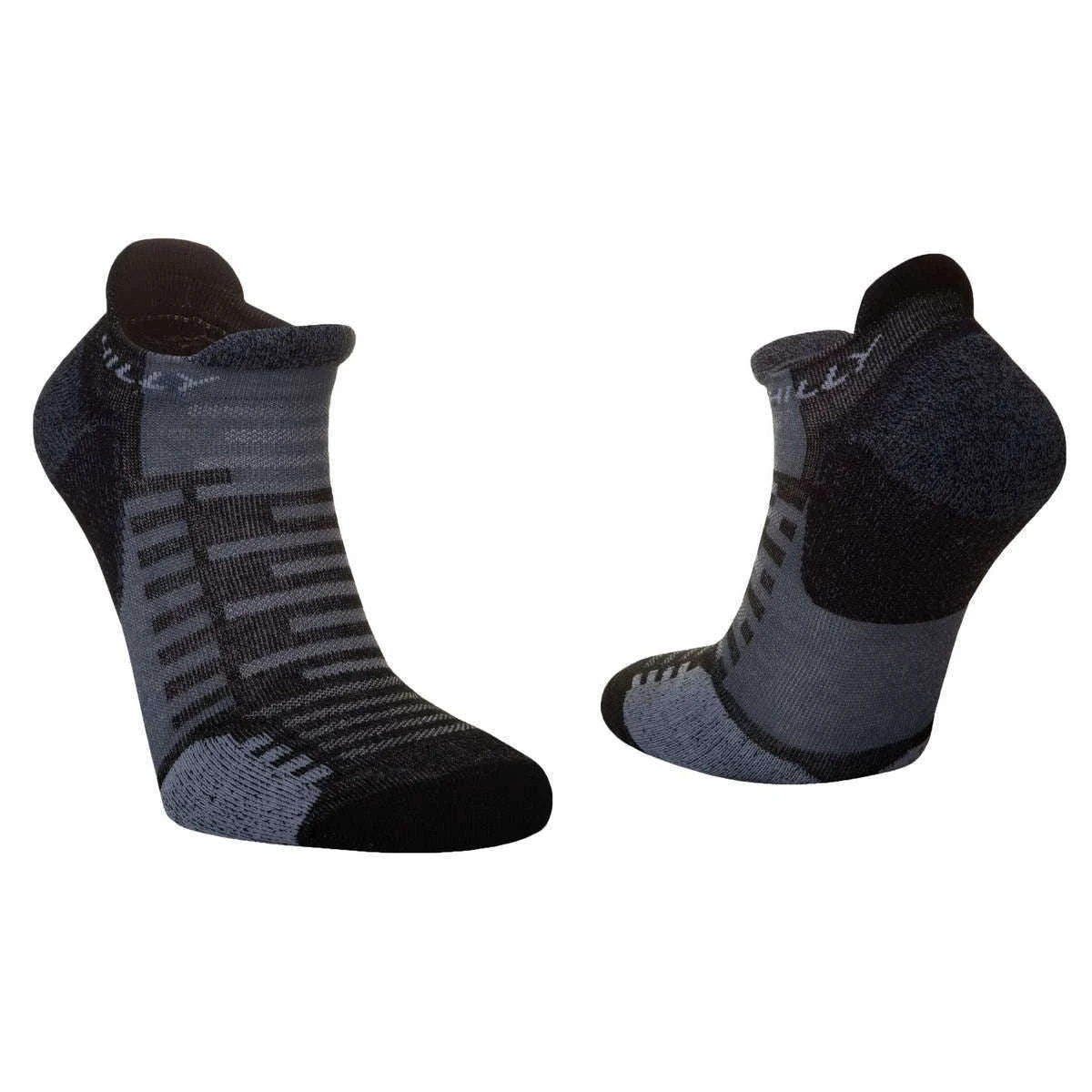 Hilly Active Socklet Min Socks - Black/Grey 8 Hilly Active Socklet Min Socks - Black/Grey - Image 6