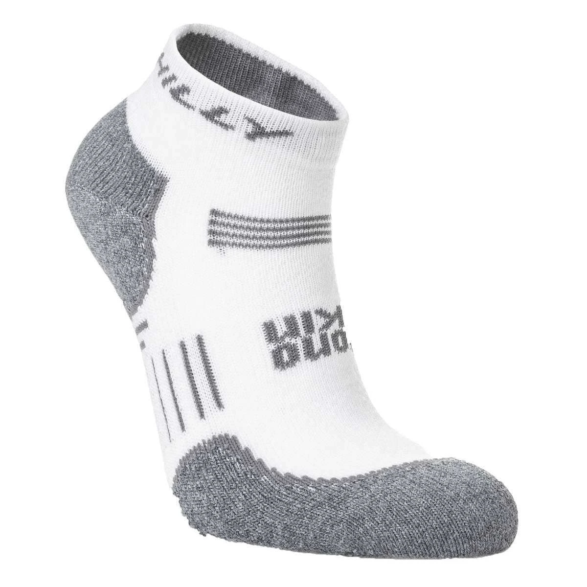 Hilly Supreme Quarter Max Socks - White/Grey Marl 3 Hilly Supreme Quarter Max Socks - White/Grey Marl