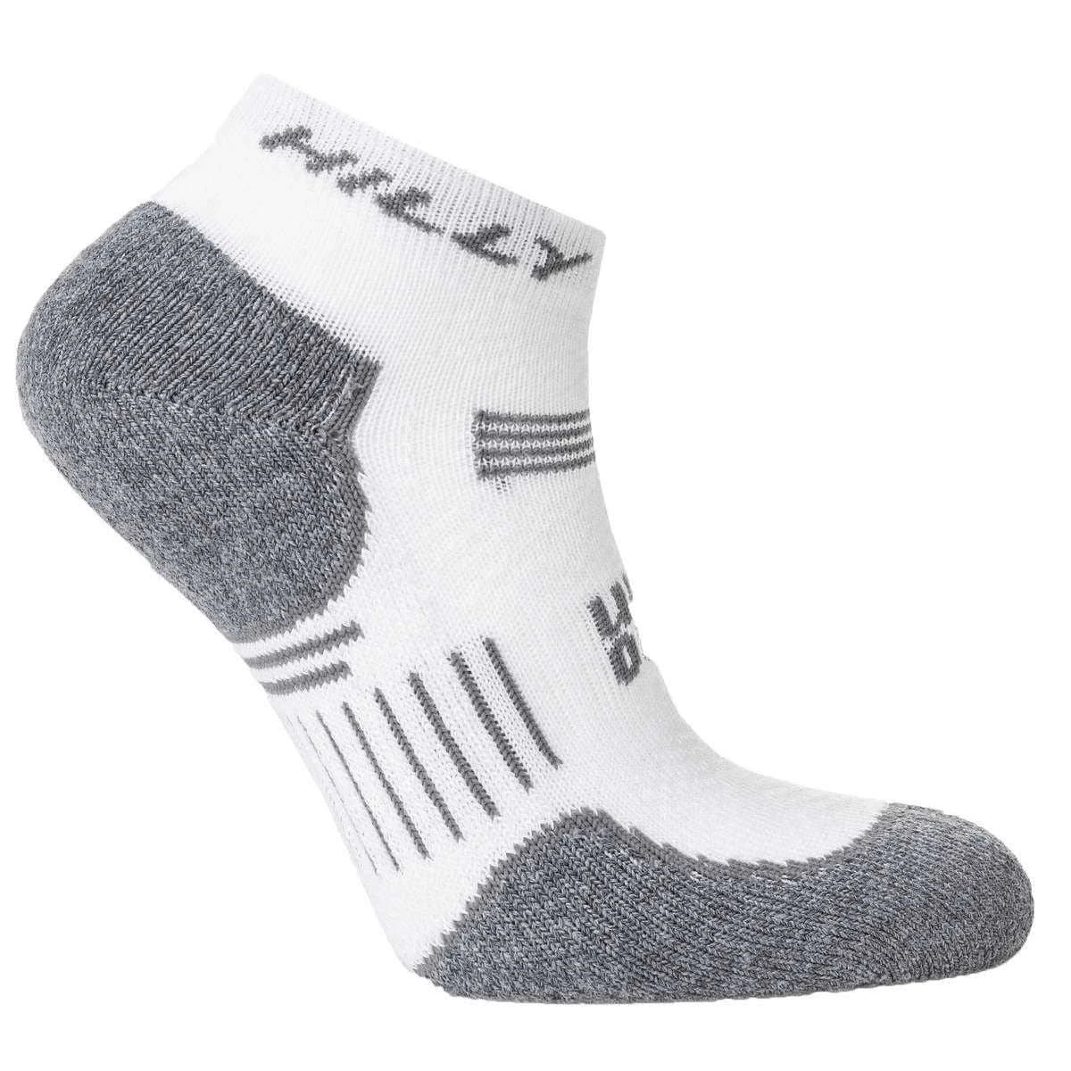 Hilly Supreme Quarter Max Socks - White/Grey Marl 4 Hilly Supreme Quarter Max Socks - White/Grey Marl - Image 2