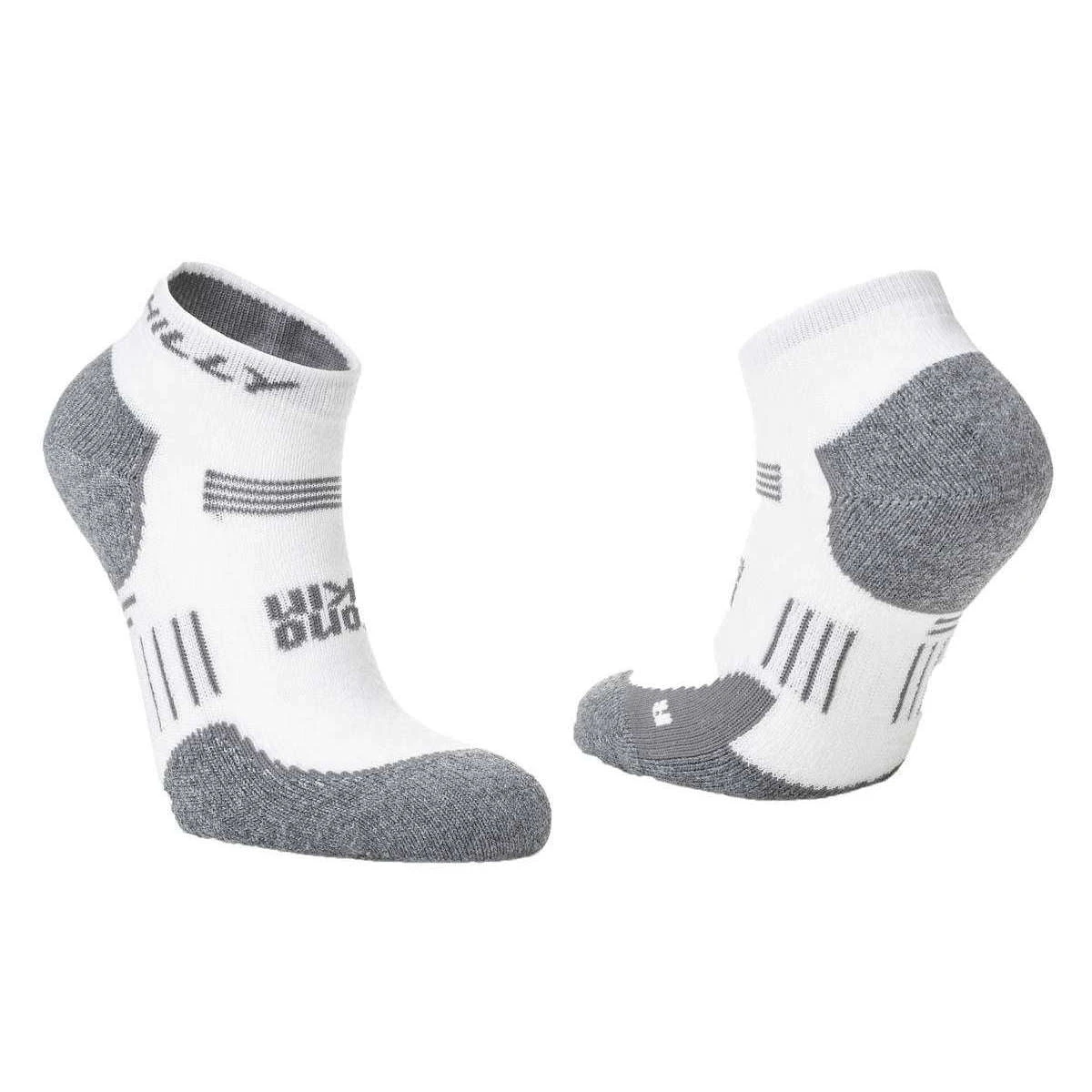 Hilly Supreme Quarter Max Socks - White/Grey Marl 5 Hilly Supreme Quarter Max Socks - White/Grey Marl - Image 3