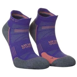 Hilly Supreme Socklet Med Socks - Plum/Grey Marl -Bown Of London shop hilly supreme socklet med socks plumgrey marl 32213166