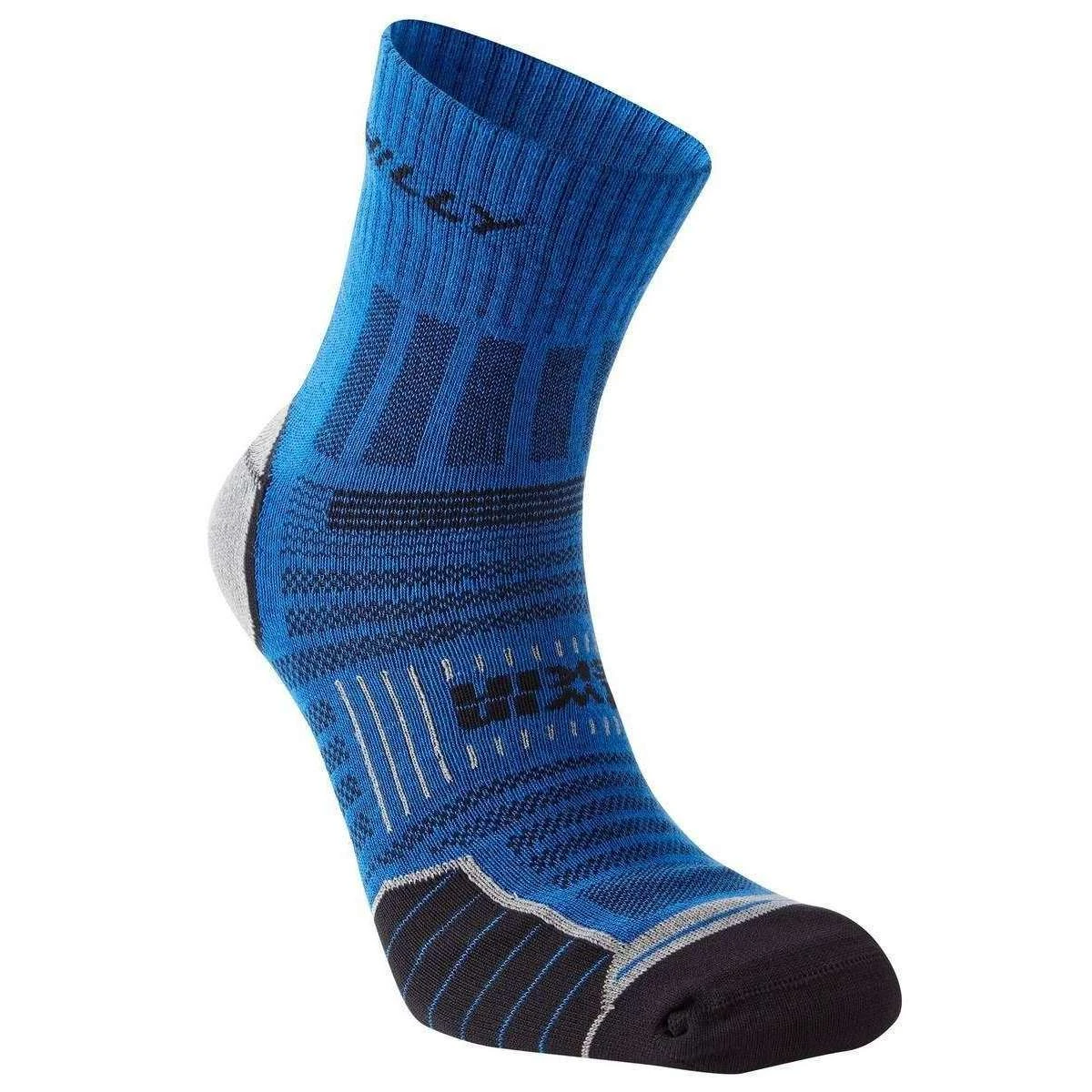Hilly Twin Skin Anklet Socks - Azurite Blue/Grey Marl 3 Hilly Twin Skin Anklet Socks - Azurite Blue/Grey Marl