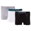 Lacoste Casual 3 Pack Trunks - White/Grey/Black -Bown Of London shop lacoste casual 3 pack trunks whitegreyblack 31030738