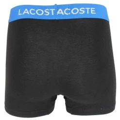 Lacoste Casual Contrasting Waistband 3 Pack Trunks - Black/Celosia/Marine -Bown Of London shop lacoste casual contrasting waistband 3 pack trunks blackcelosiamarine 31389144