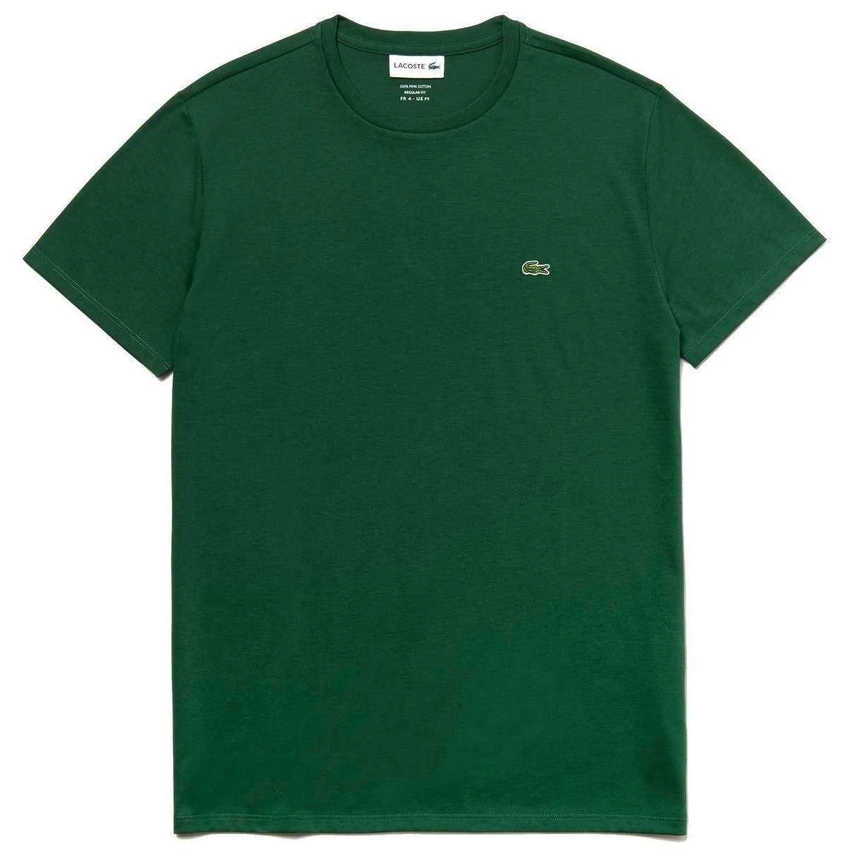 Lacoste Classic Pima Cotton T-Shirt - Green 2 Lacoste Classic Pima Cotton T-Shirt - Green