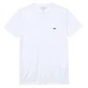Lacoste Classic Pima Cotton T-Shirt - White -Bown Of London shop lacoste classic pima cotton t shirt white 31030823