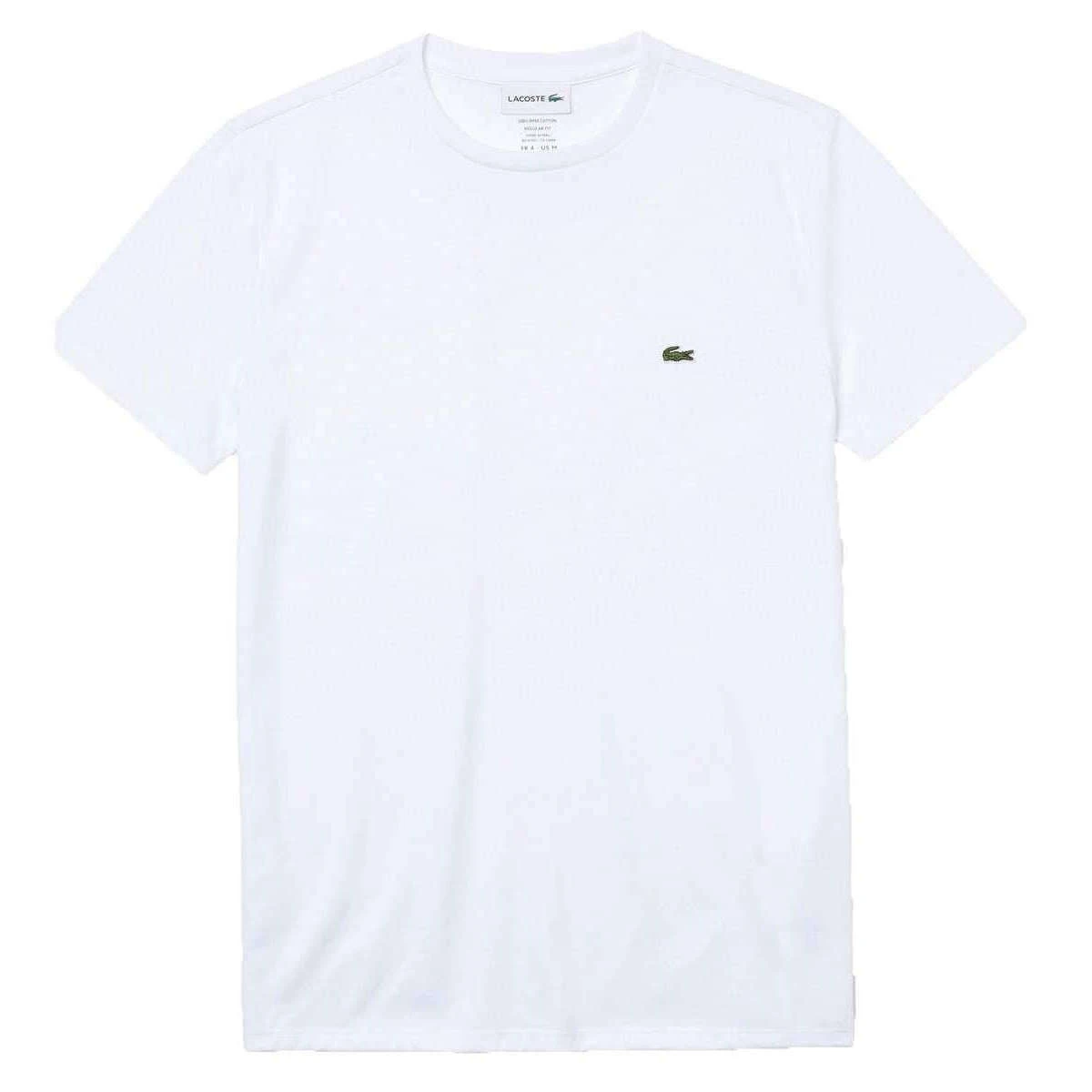 Lacoste Classic Pima Cotton T-Shirt - White 2 Lacoste Classic Pima Cotton T-Shirt - White