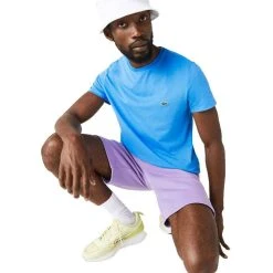 Lacoste Classic Pima T-Shirt - Argentine Blue -Bown Of London shop lacoste classic pima t shirt argentine blue 31484139