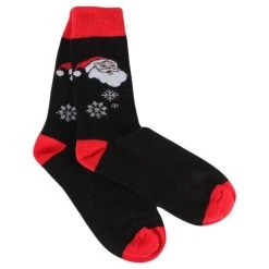 MySocks Father Christmas Socks - Black/Red/White -Bown Of London shop mysocks father christmas socks blackredwhite 31035568