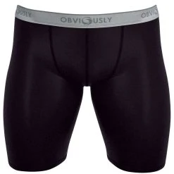 Obviously Classic Boxer Briefs 9 Inch Leg - Black