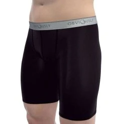 Obviously Classic Boxer Briefs 9 Inch Leg - Black -Bown Of London shop obviously classic boxer briefs 9 inch leg black 31036020