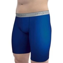Obviously Classic Boxer Briefs 9 Inch Leg - Blue 9 Obviously Classic Boxer Briefs 9 Inch Leg - Blue -Bown Of London shop obviously classic boxer briefs 9 inch leg blue 31036025