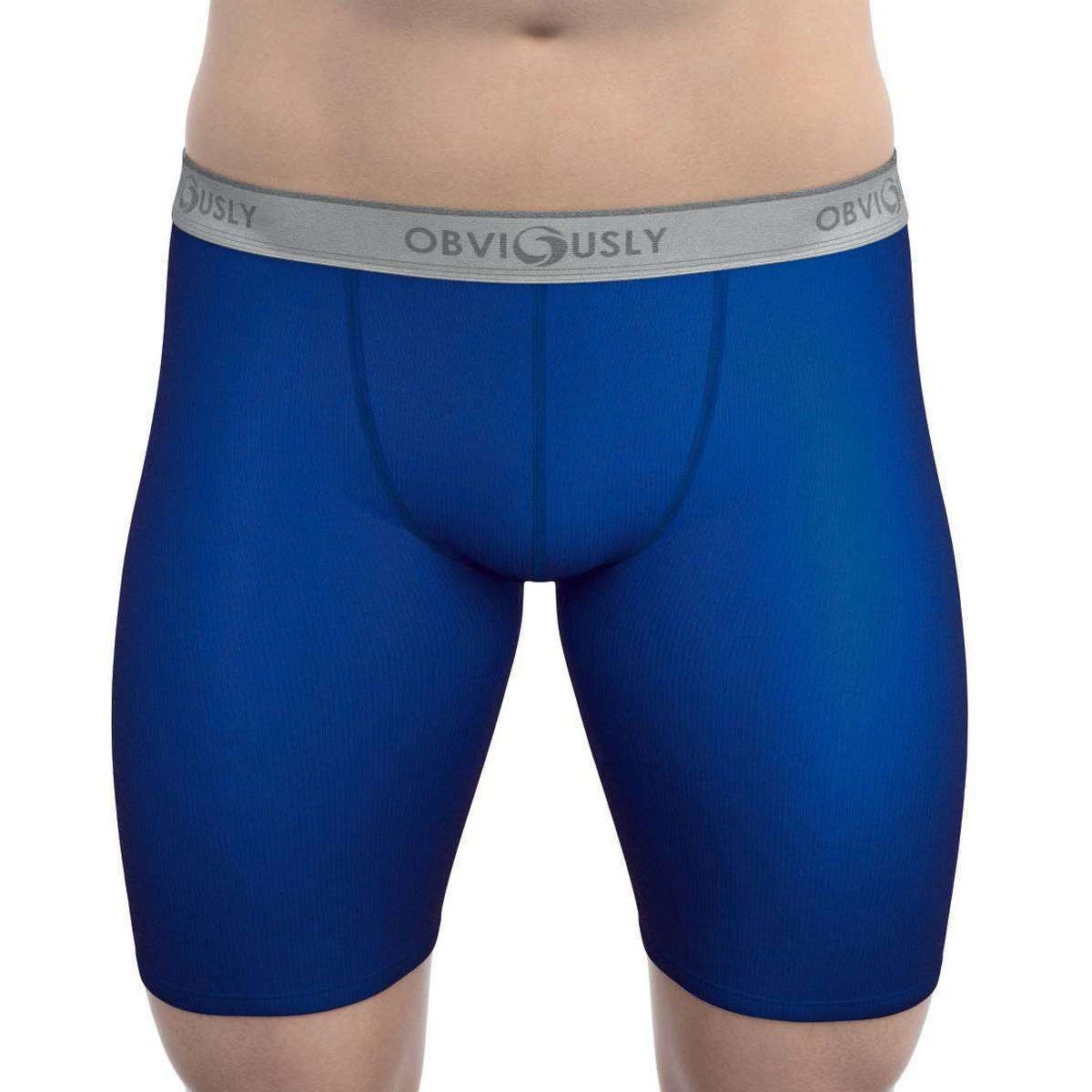 Obviously Classic Boxer Briefs 9 Inch Leg - Blue 6 Obviously Classic Boxer Briefs 9 Inch Leg - Blue - Image 4