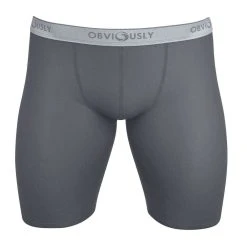 Obviously Classic Boxer Briefs 9 Inch Leg - Graphite