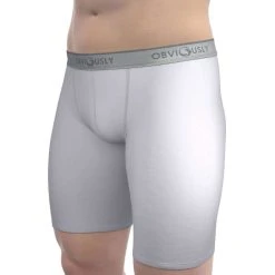 Obviously Classic Boxer Briefs 9 Inch Leg - White -Bown Of London shop obviously classic boxer briefs 9 inch leg white 31036035