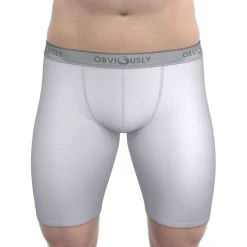 Obviously Classic Boxer Briefs 9 Inch Leg - White -Bown Of London shop obviously classic boxer briefs 9 inch leg white 31036036