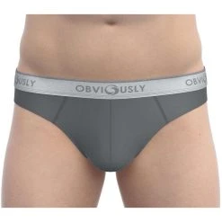 Obviously Comfort Hipster Briefs - Graphite -Bown Of London shop obviously comfort hipster briefs graphite 31036115