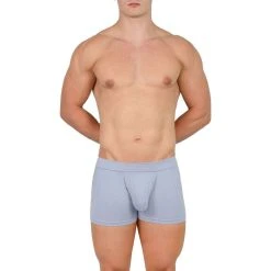 Obviously EliteMan Boxer Brief 3inch Leg - Ice Blue -Bown Of London shop obviously eliteman boxer brief 3inch leg ice blue 31762859