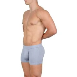 Obviously EliteMan Boxer Brief 3inch Leg - Ice Blue -Bown Of London shop obviously eliteman boxer brief 3inch leg ice blue 31762862
