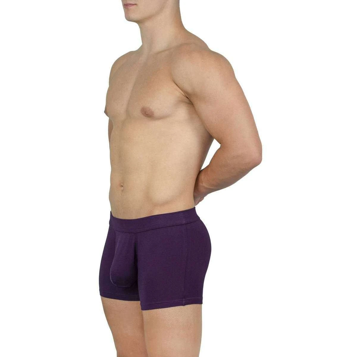 Obviously EliteMan Boxer Brief 3inch Leg - Purple 8 Obviously EliteMan Boxer Brief 3inch Leg - Purple - Image 6